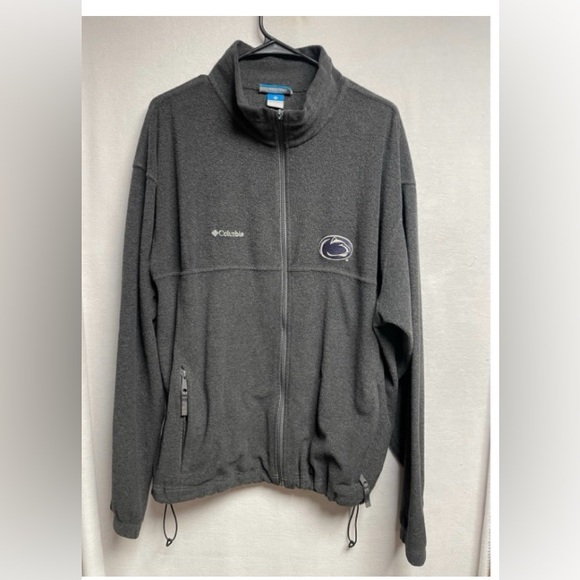 Columbia Other - Penn State Columbia zip jacket blue with pockets fleece‎ size XL